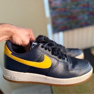 Nike Air Force 1 low Michigan university gold size 11.5 men’s cool 😎 classic ✝️🔥
